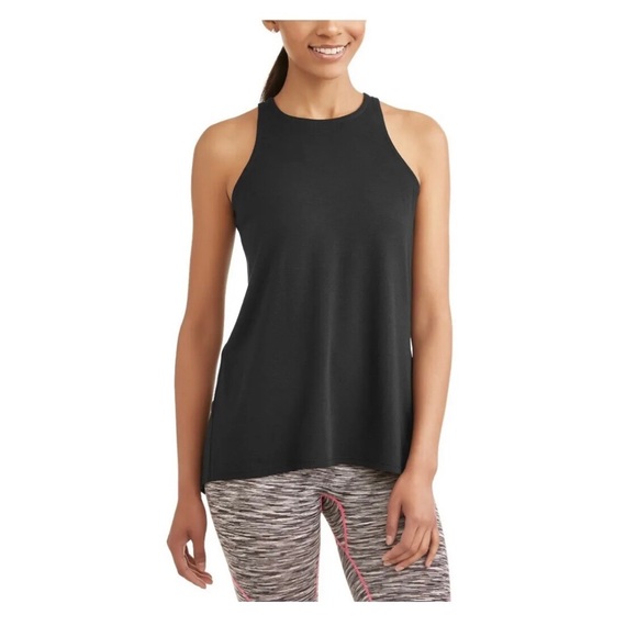 AVIA Womens Back Wrap Tank Size Small 4-6 Black New - Picture 1 of 4